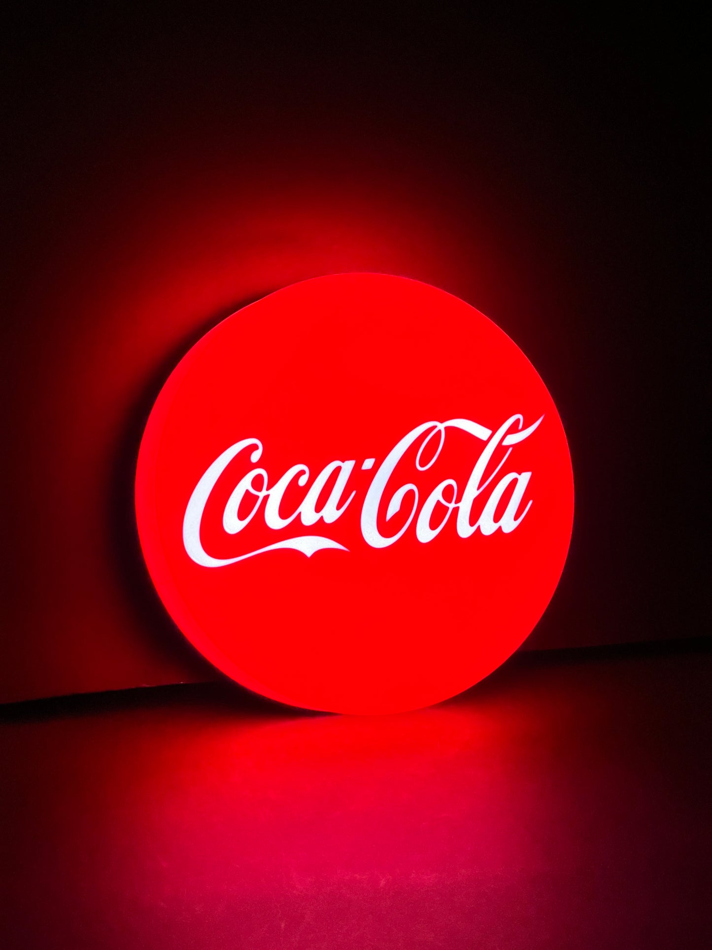 Insegna luminosa Coca cola