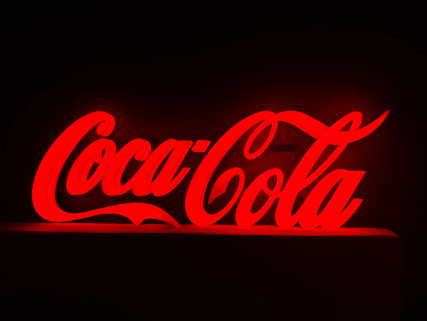 Insegna luminosa Coca Cola