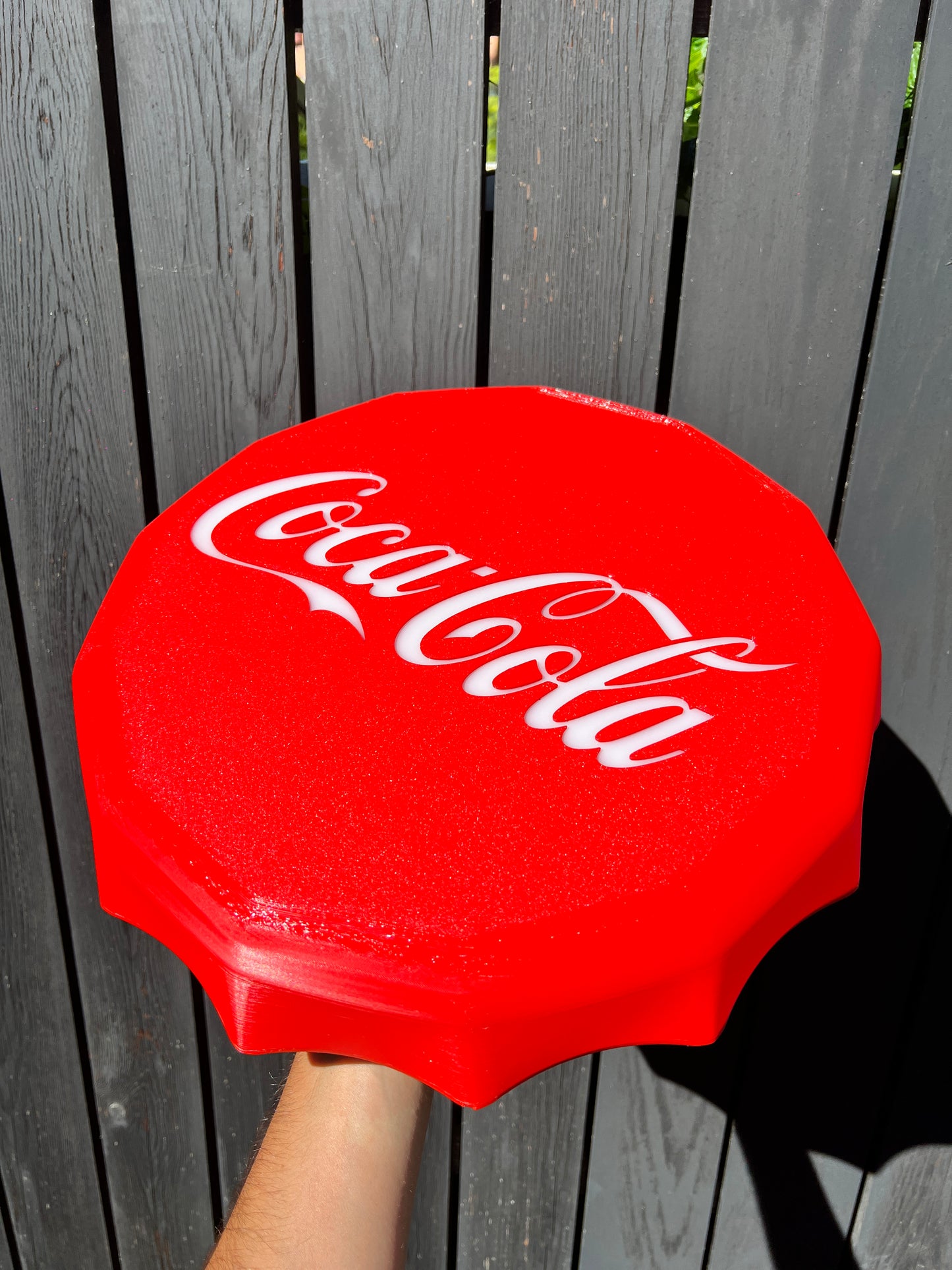 Illuminated Coca Cola sign