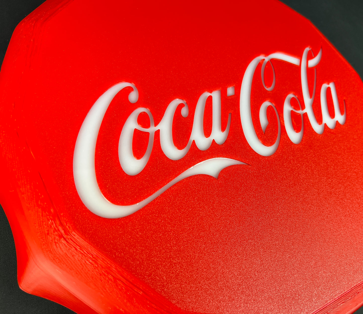 Illuminated Coca Cola sign