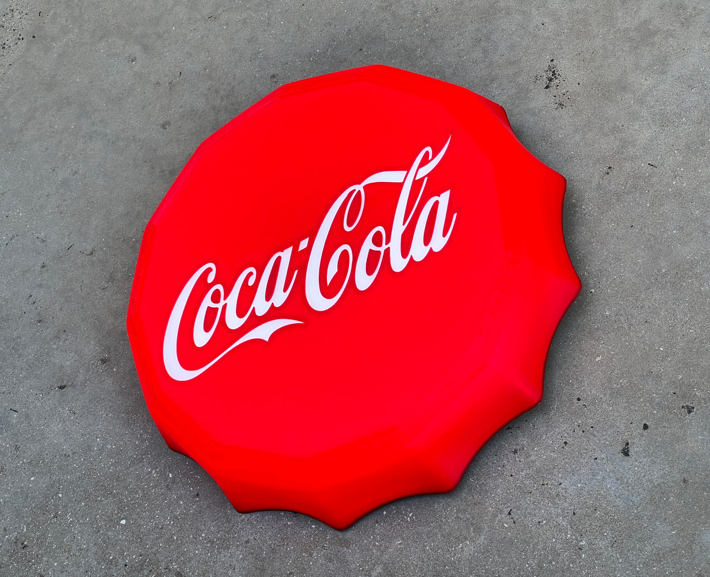 Illuminated Coca Cola sign