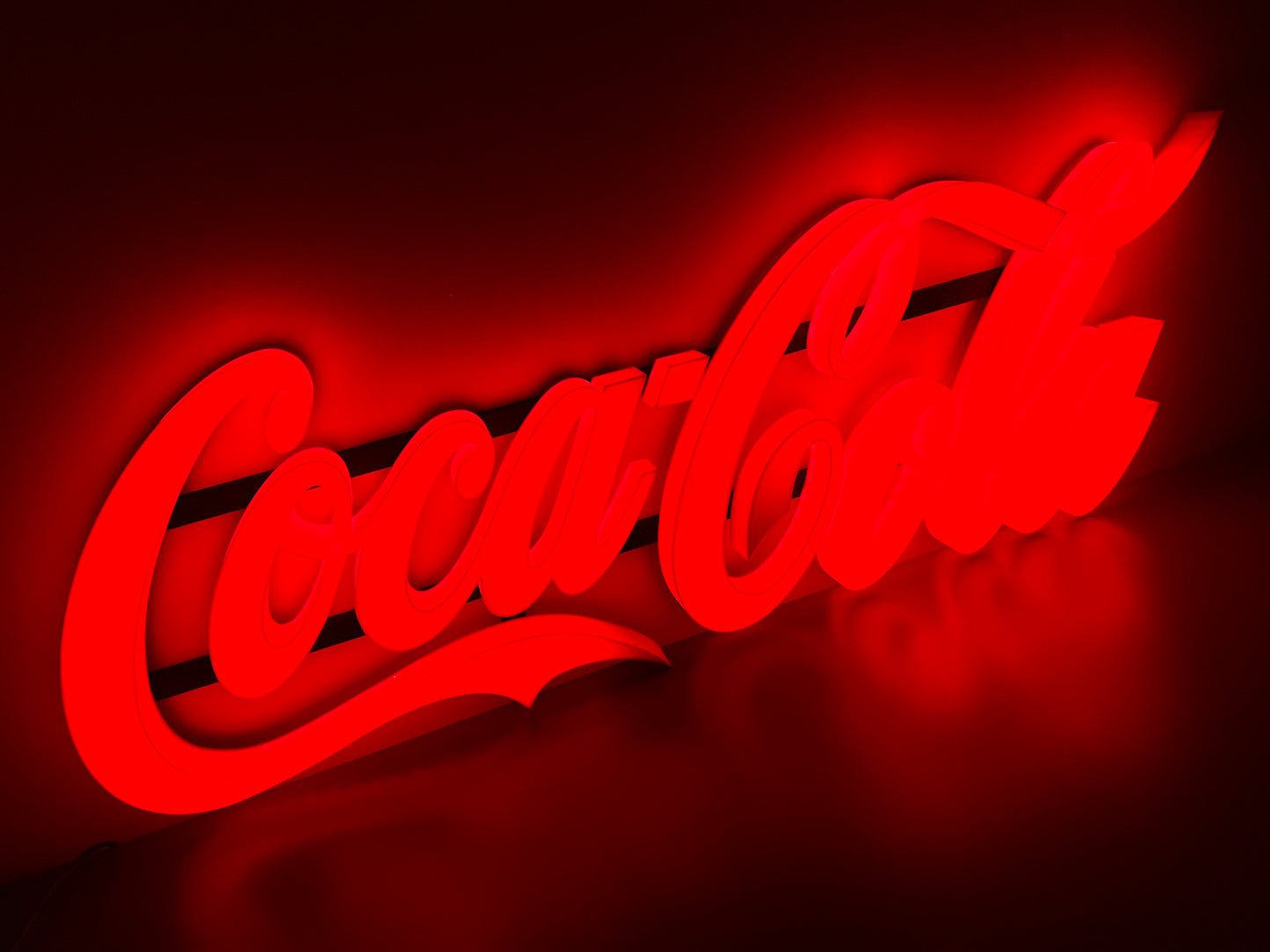 Insegna luminosa Coca Cola
