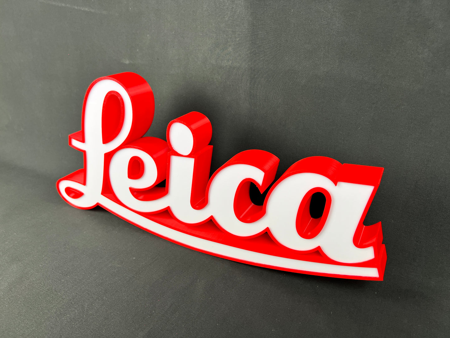 Leica illuminated sign