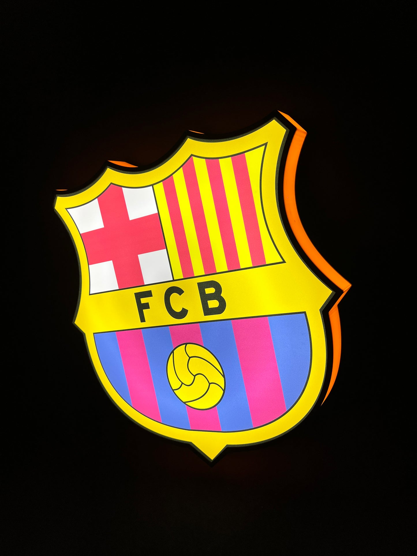 Barcelona illuminated sign