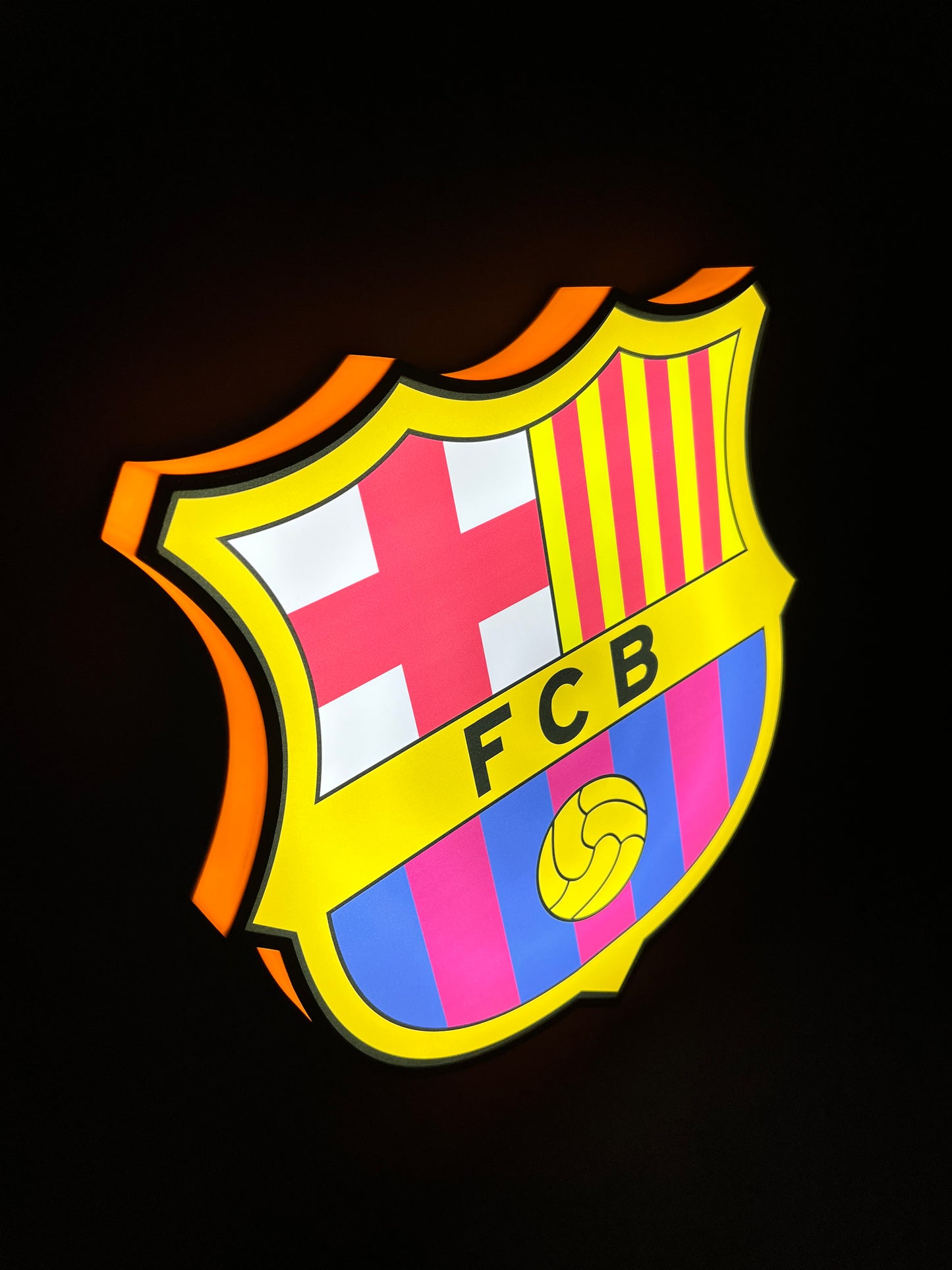 Barcelona illuminated sign