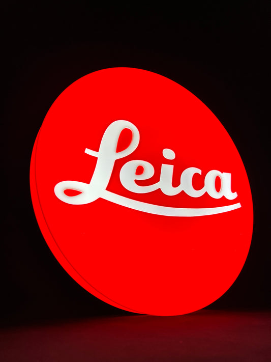 Insegna luminosa Leica
