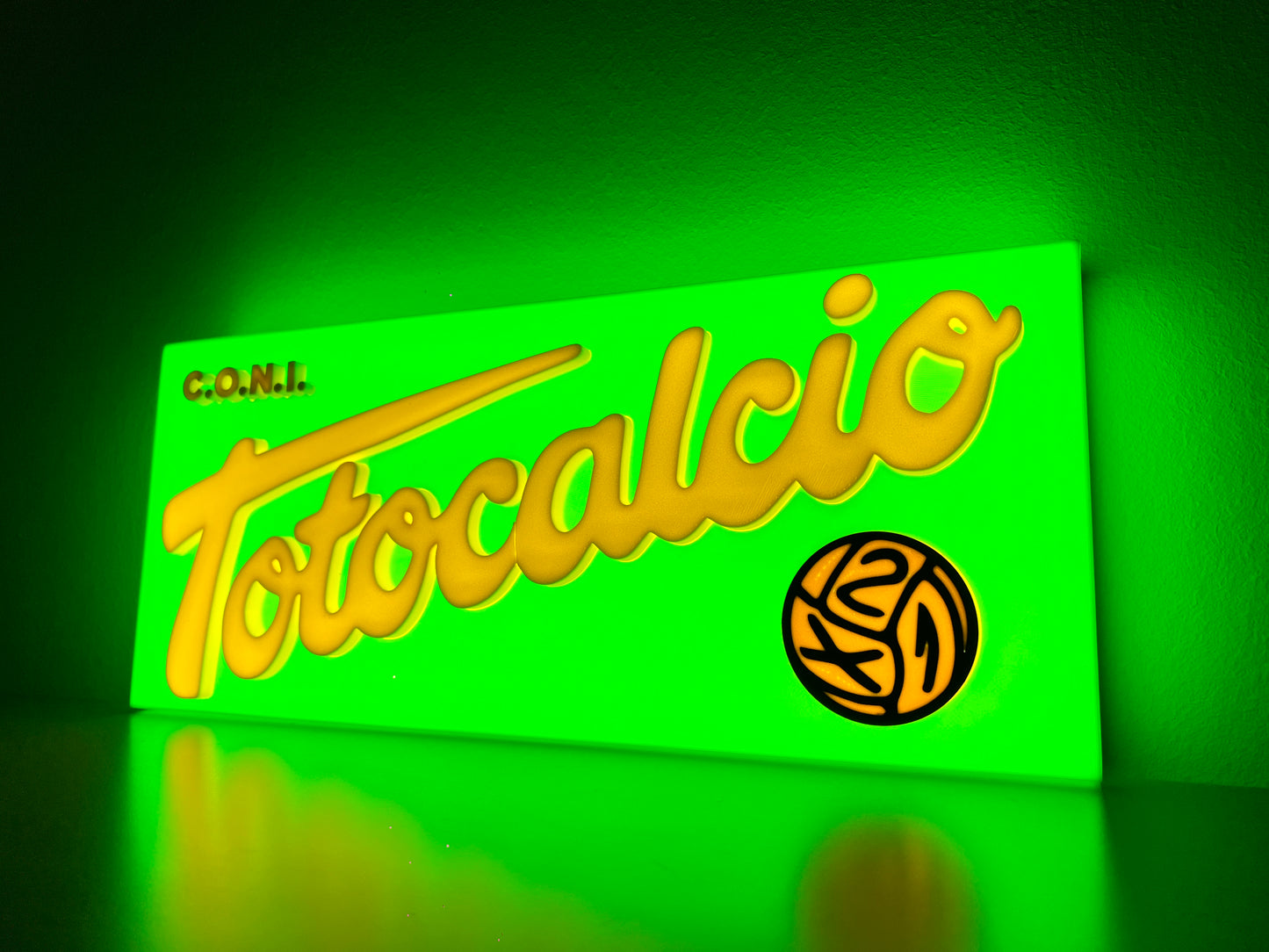 Insegna luminosa Totocalcio
