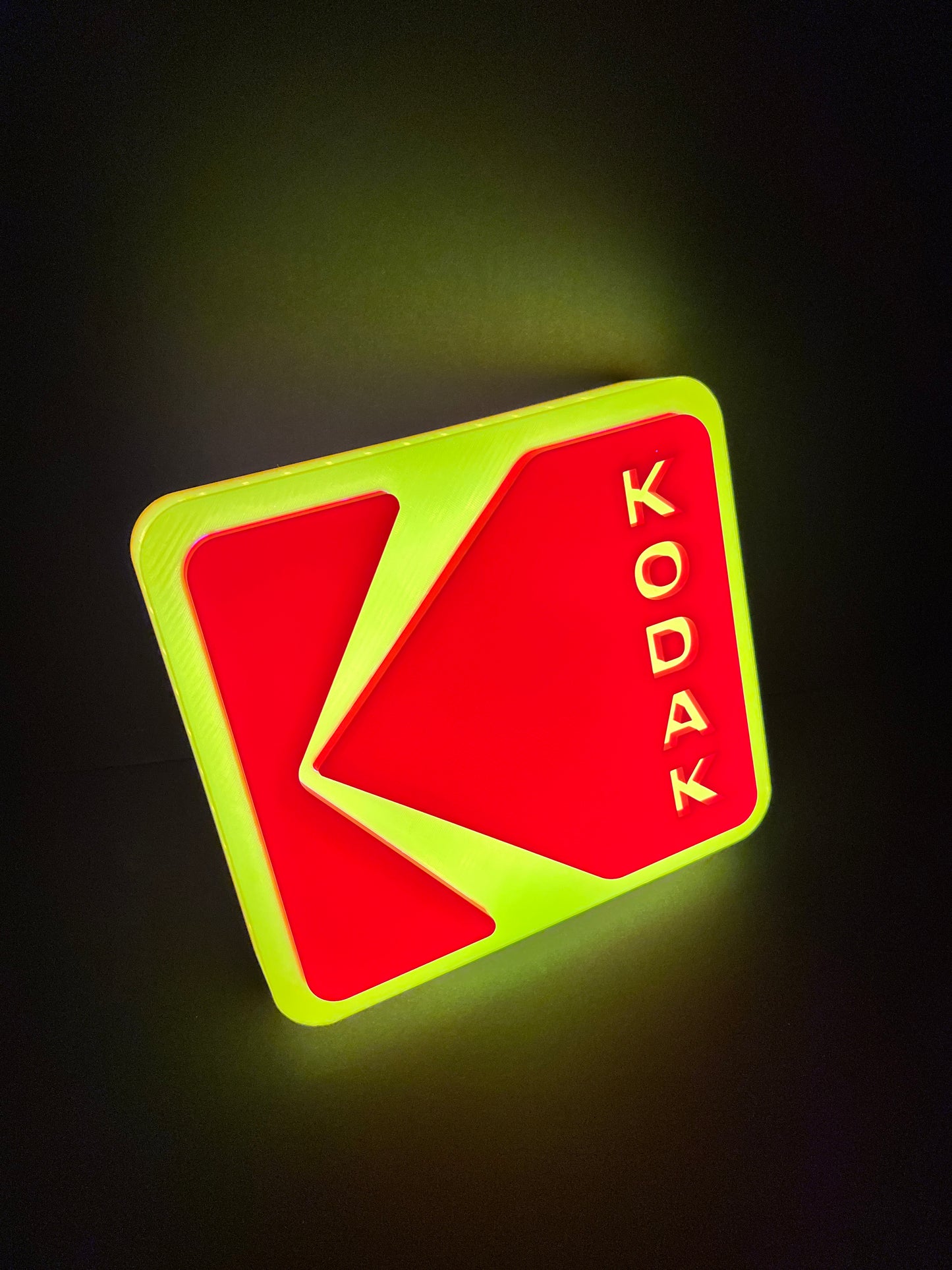 Kodak illuminated sign