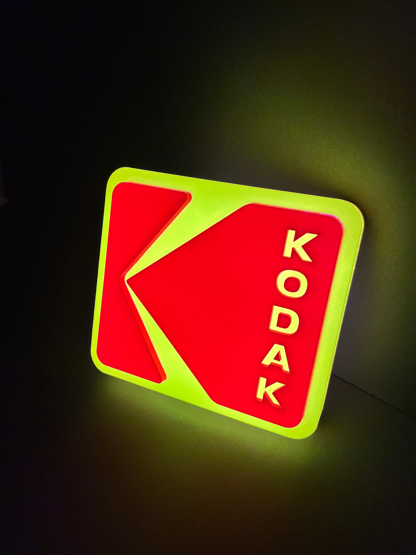 Kodak illuminated sign