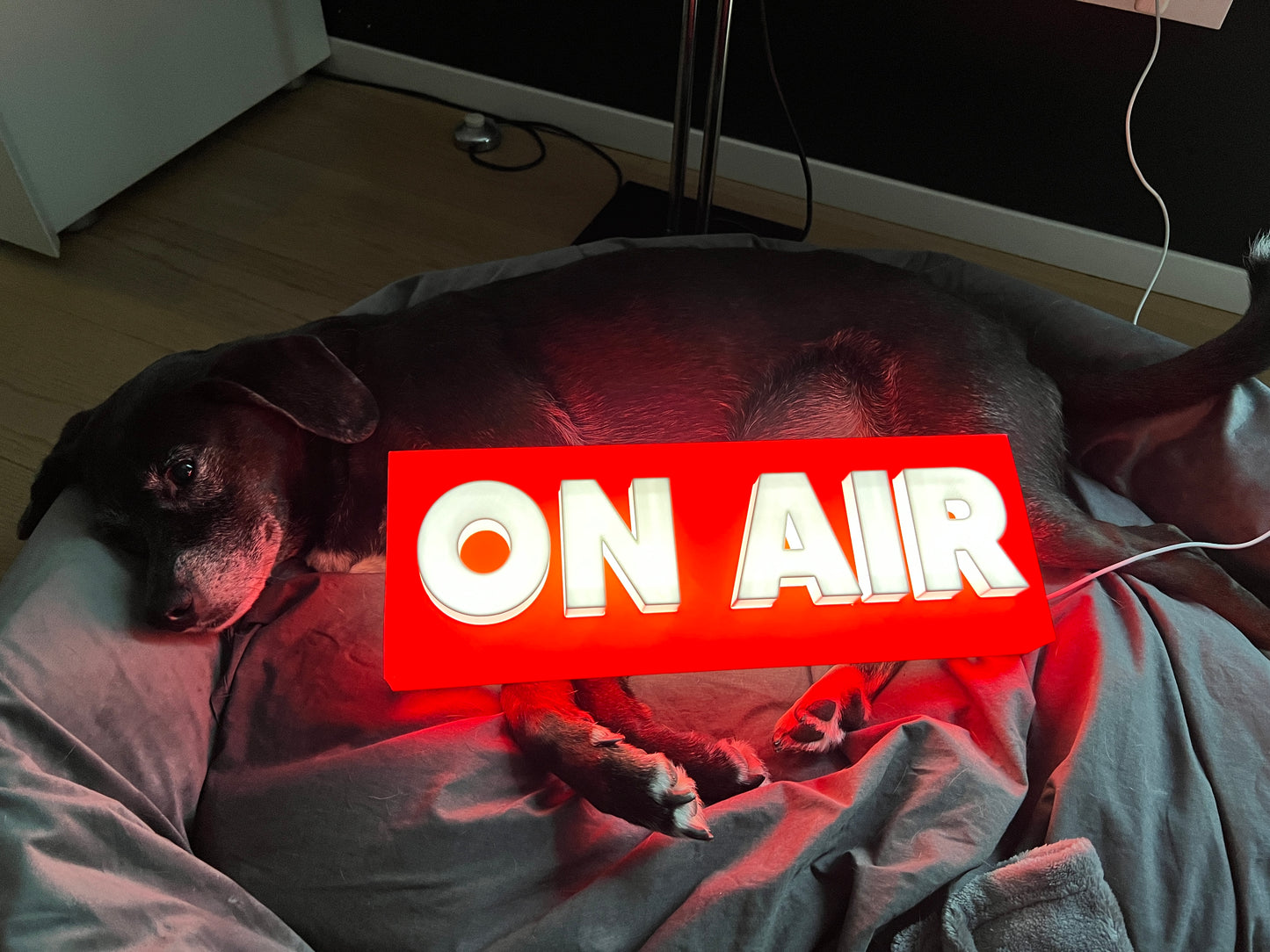 On Air illuminated sign