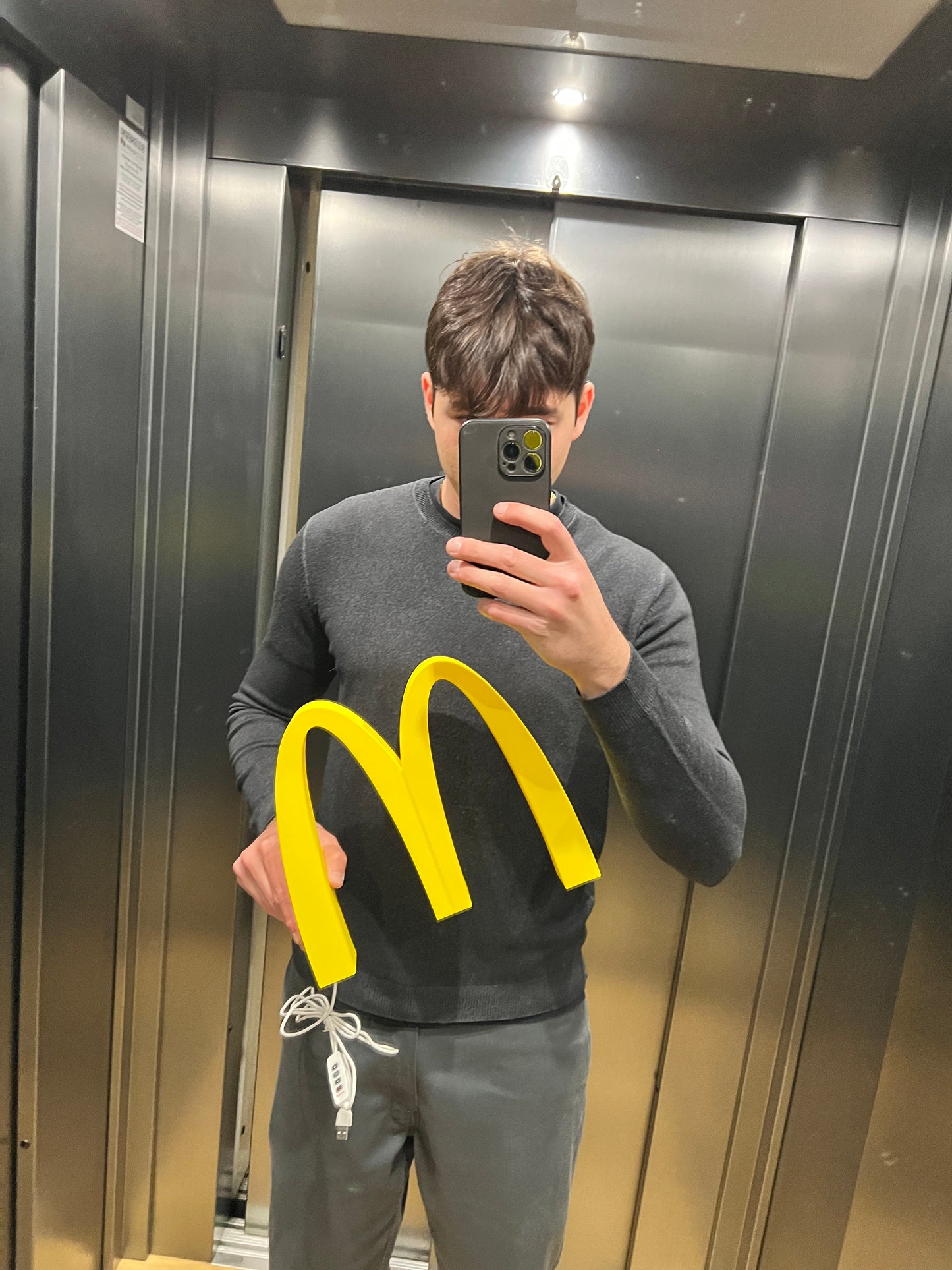 Mc Donald's illuminated sign