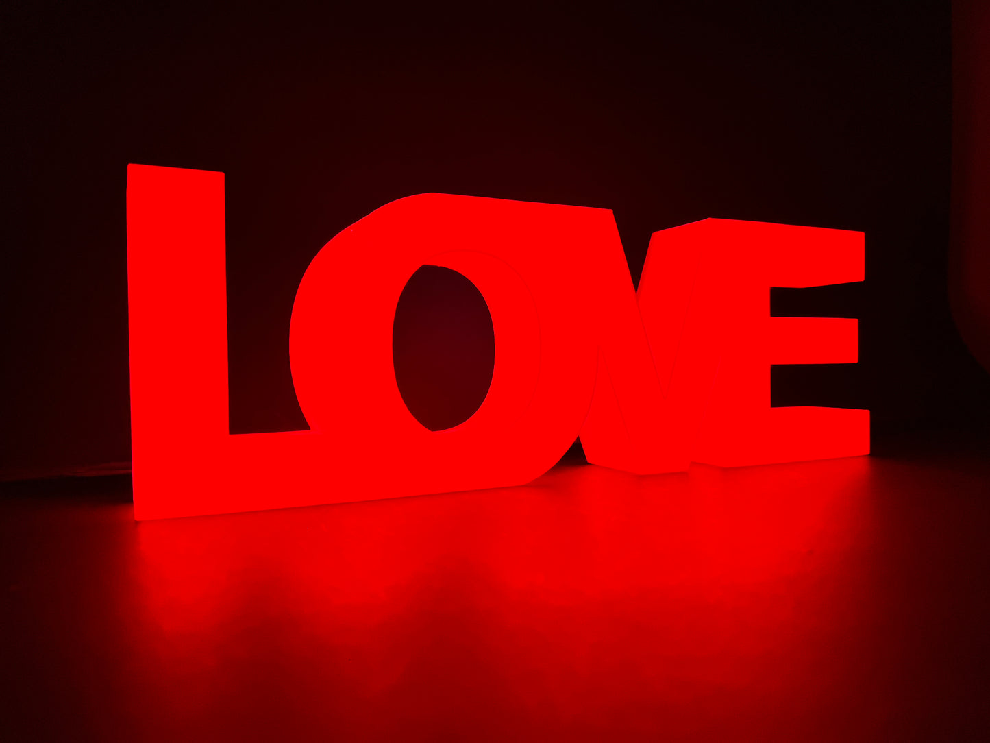 Love illuminated sign