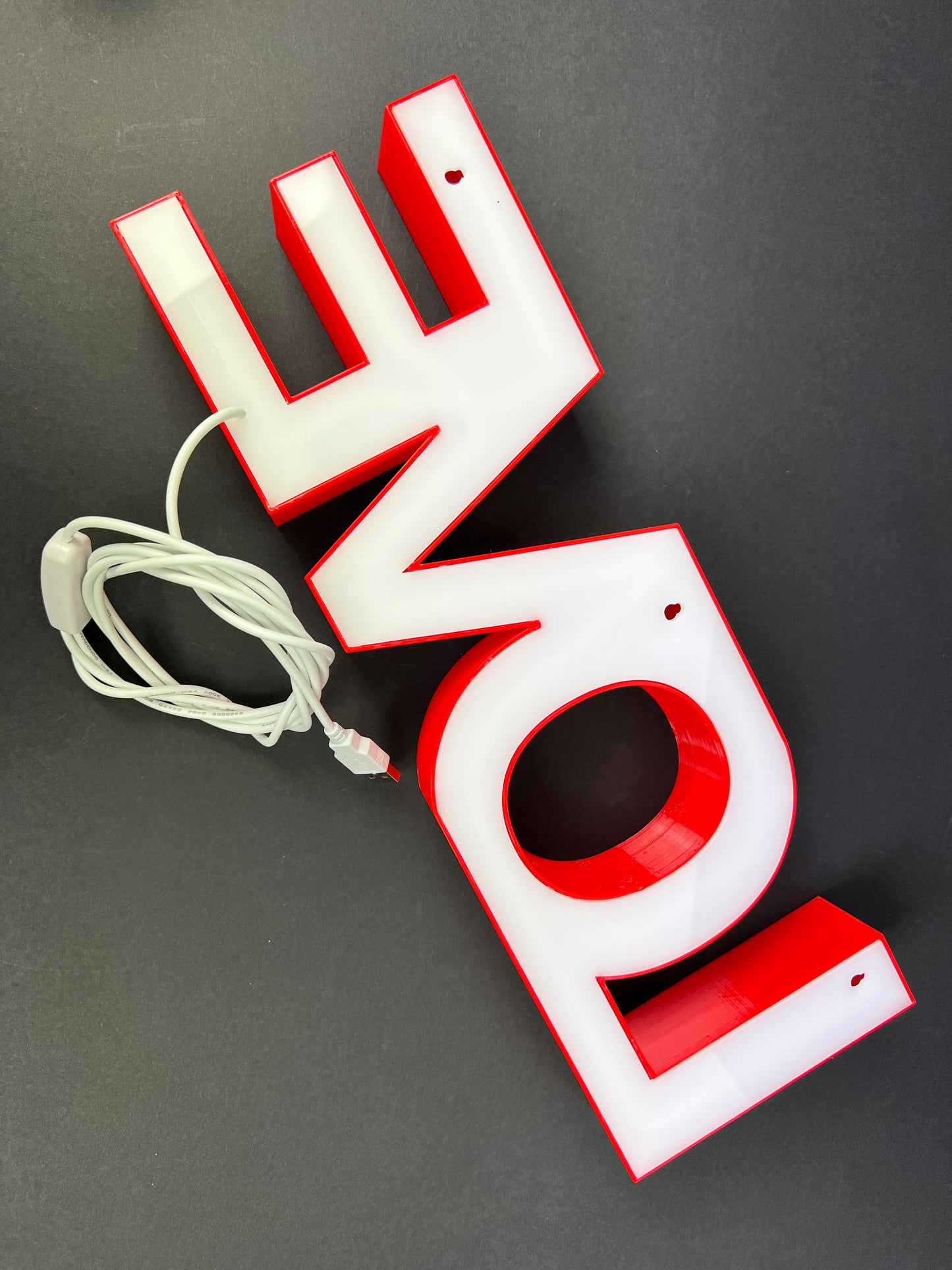 Love illuminated sign