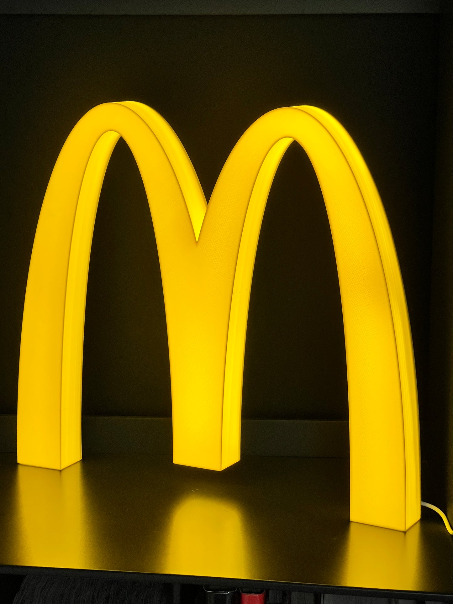 Mc Donald's illuminated sign