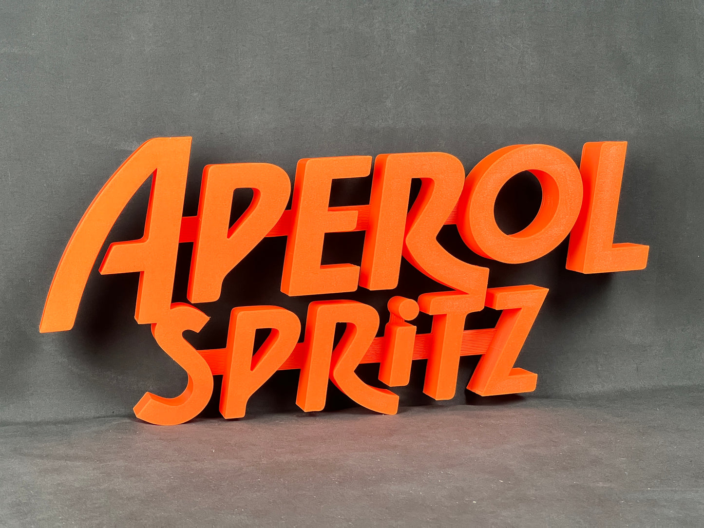 Aperol Spritz illuminated sign