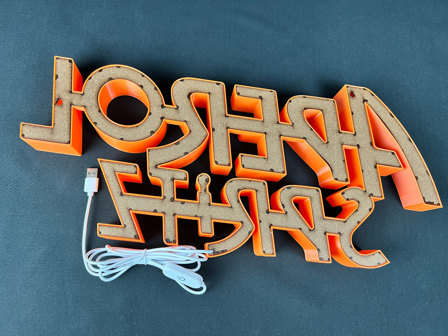 Aperol Spritz illuminated sign