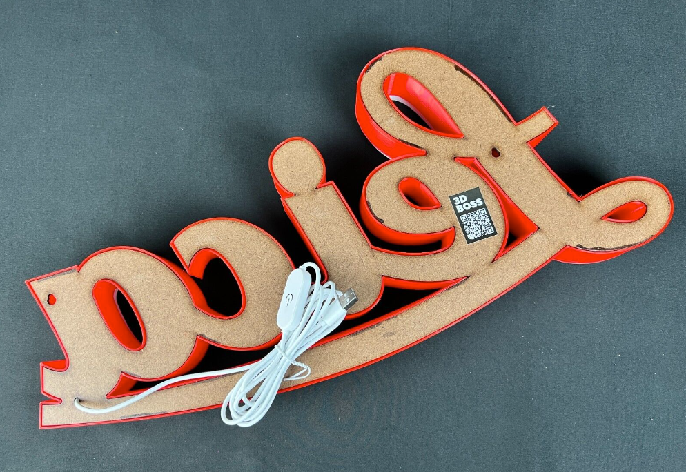 Leica illuminated sign