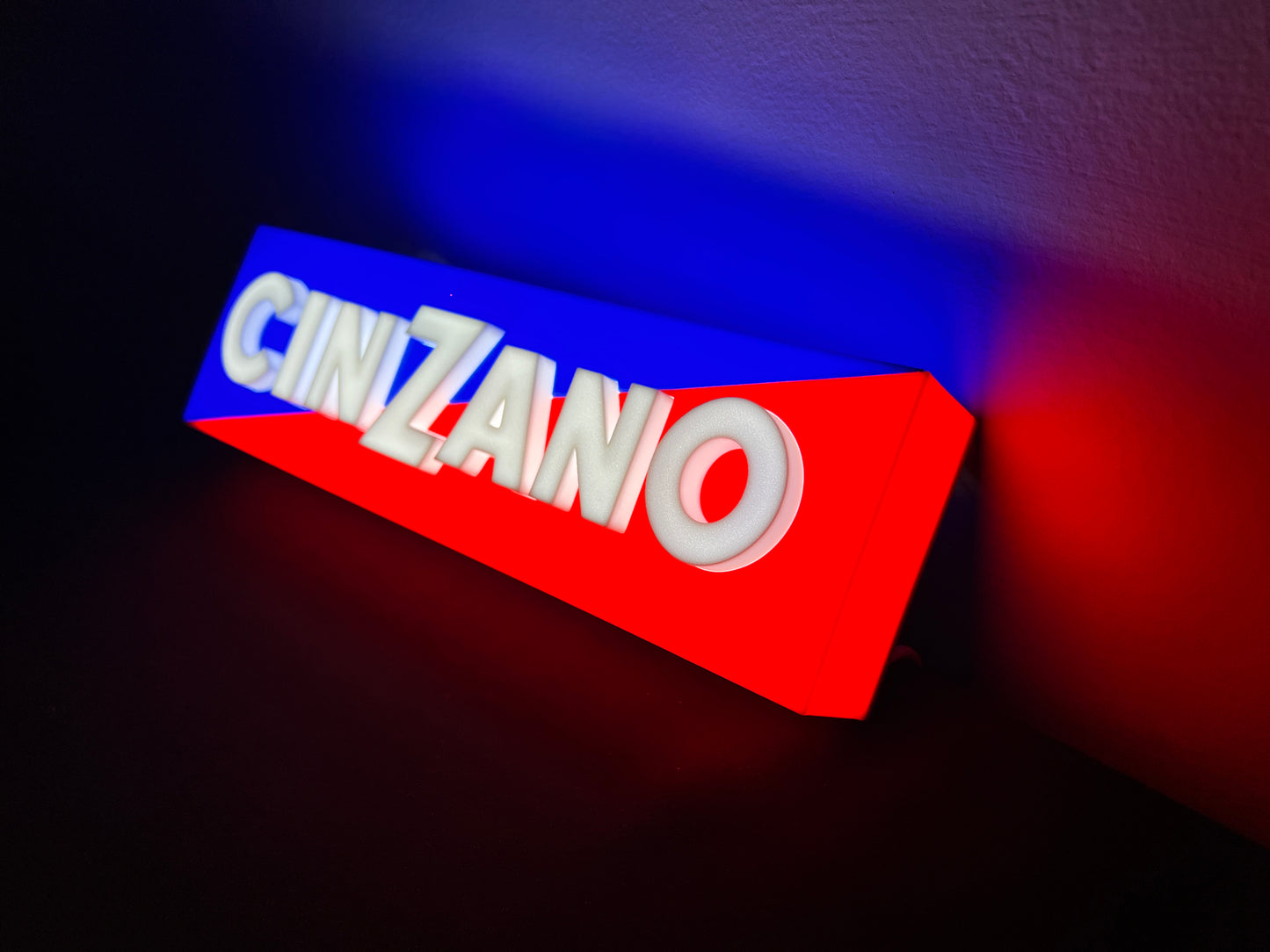 Insegna luminosa Cinzano