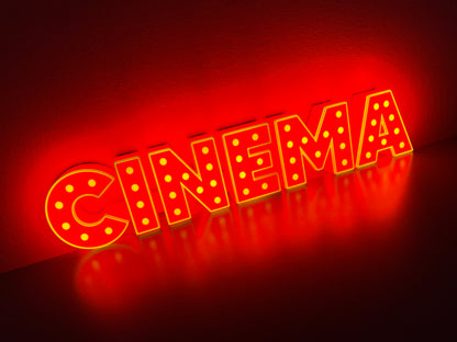 Insegna luminosa Cinema