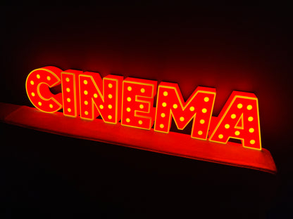 Insegna luminosa Cinema
