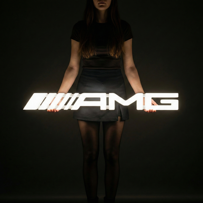 Insegna luminosa Mercedes AMG