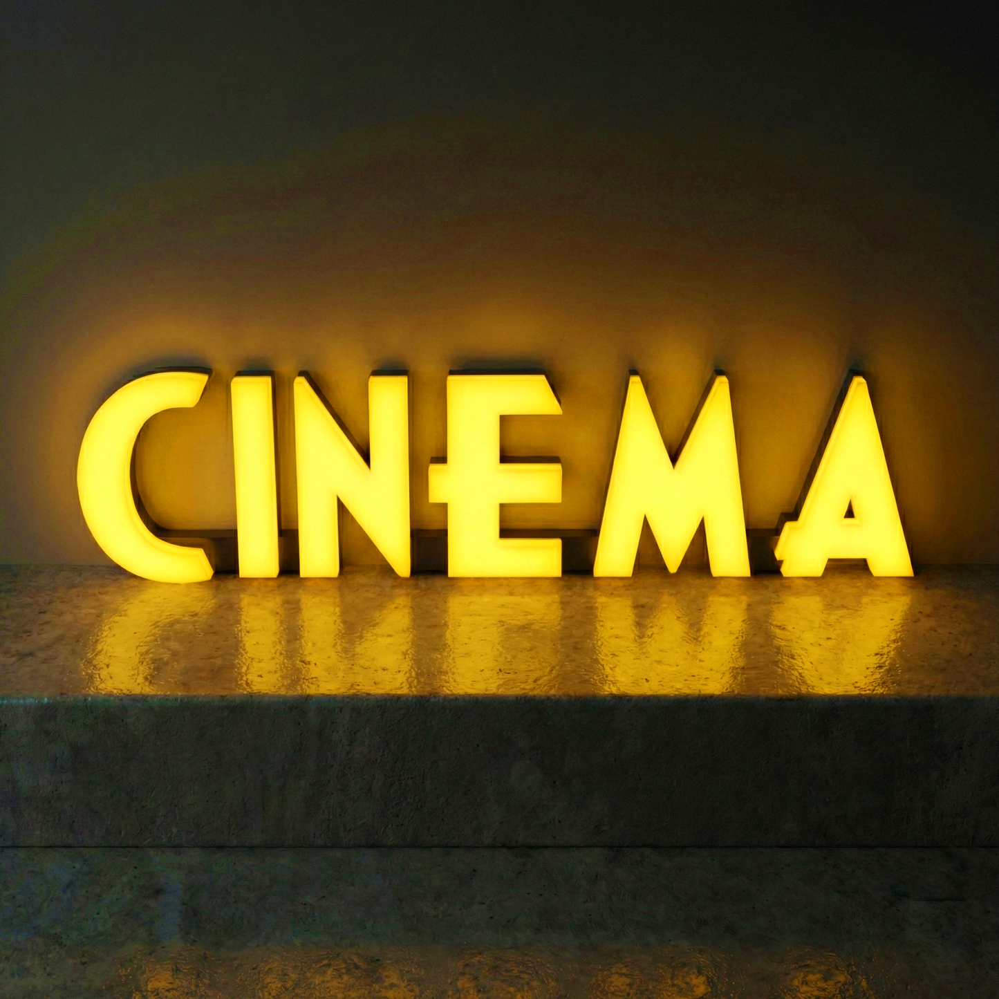 Insegna luminosa Cinema