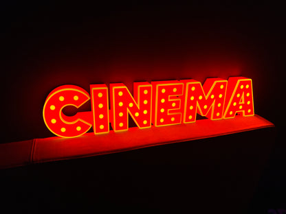 Insegna luminosa Cinema
