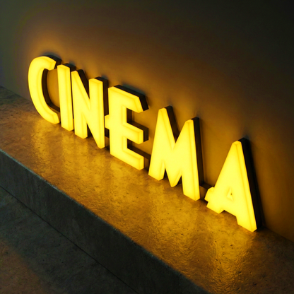 Insegna luminosa Cinema