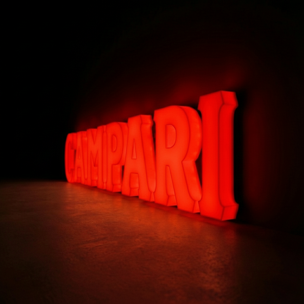 Insegna luminosa Campari Soda