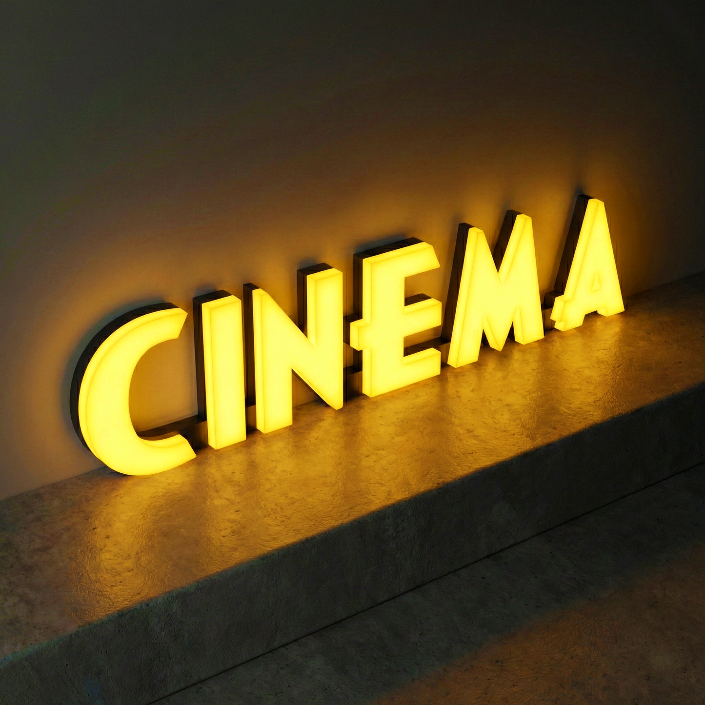 Insegna luminosa Cinema