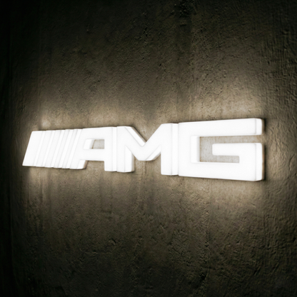 Insegna luminosa Mercedes AMG