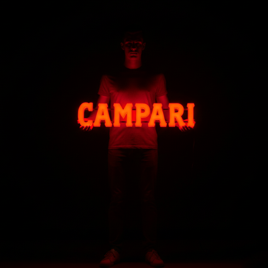 Insegna luminosa Campari Soda