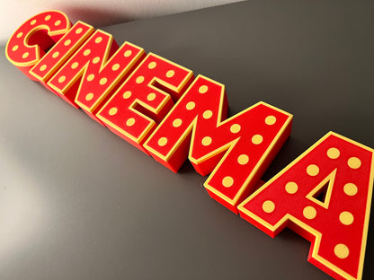 Insegna luminosa Cinema