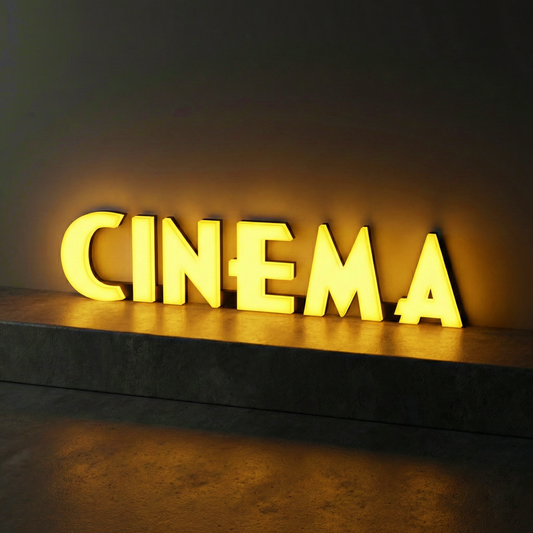Insegna luminosa Cinema