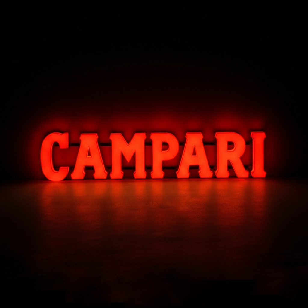 Insegna luminosa Campari Soda