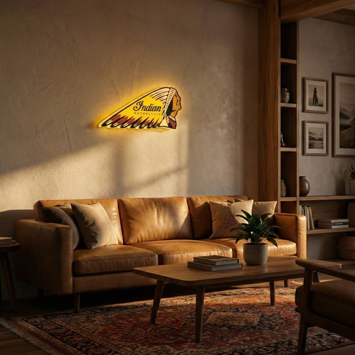 Insegna luminosa Indian Motorcycle
