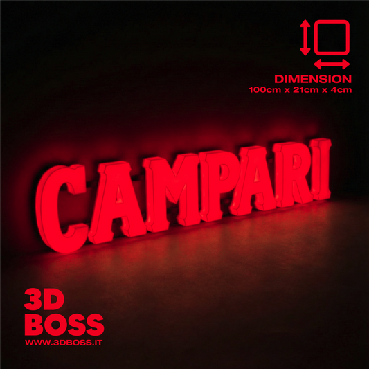Insegna luminosa Campari Soda