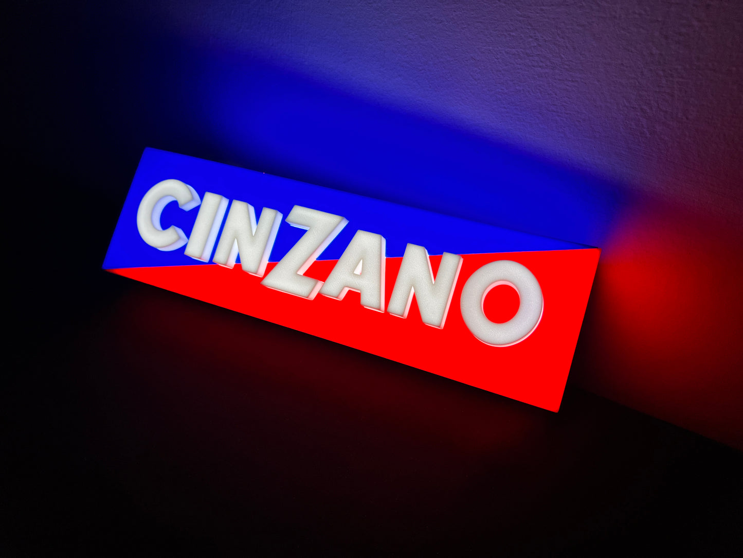 Insegna luminosa Cinzano