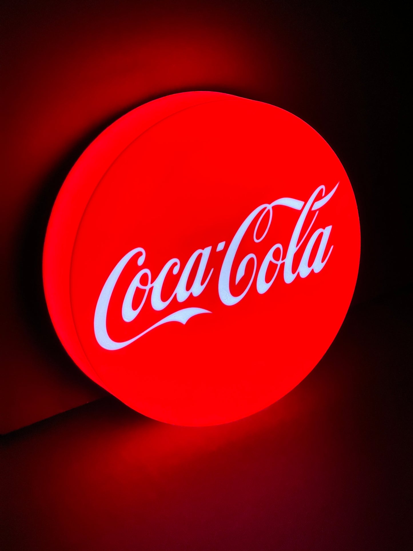 Insegna luminosa Coca cola