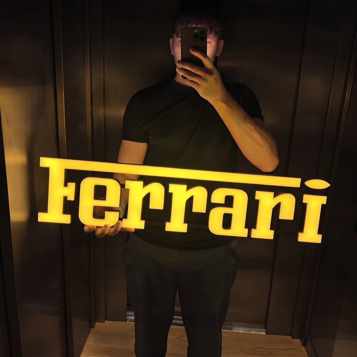 Ferrari luminous sign