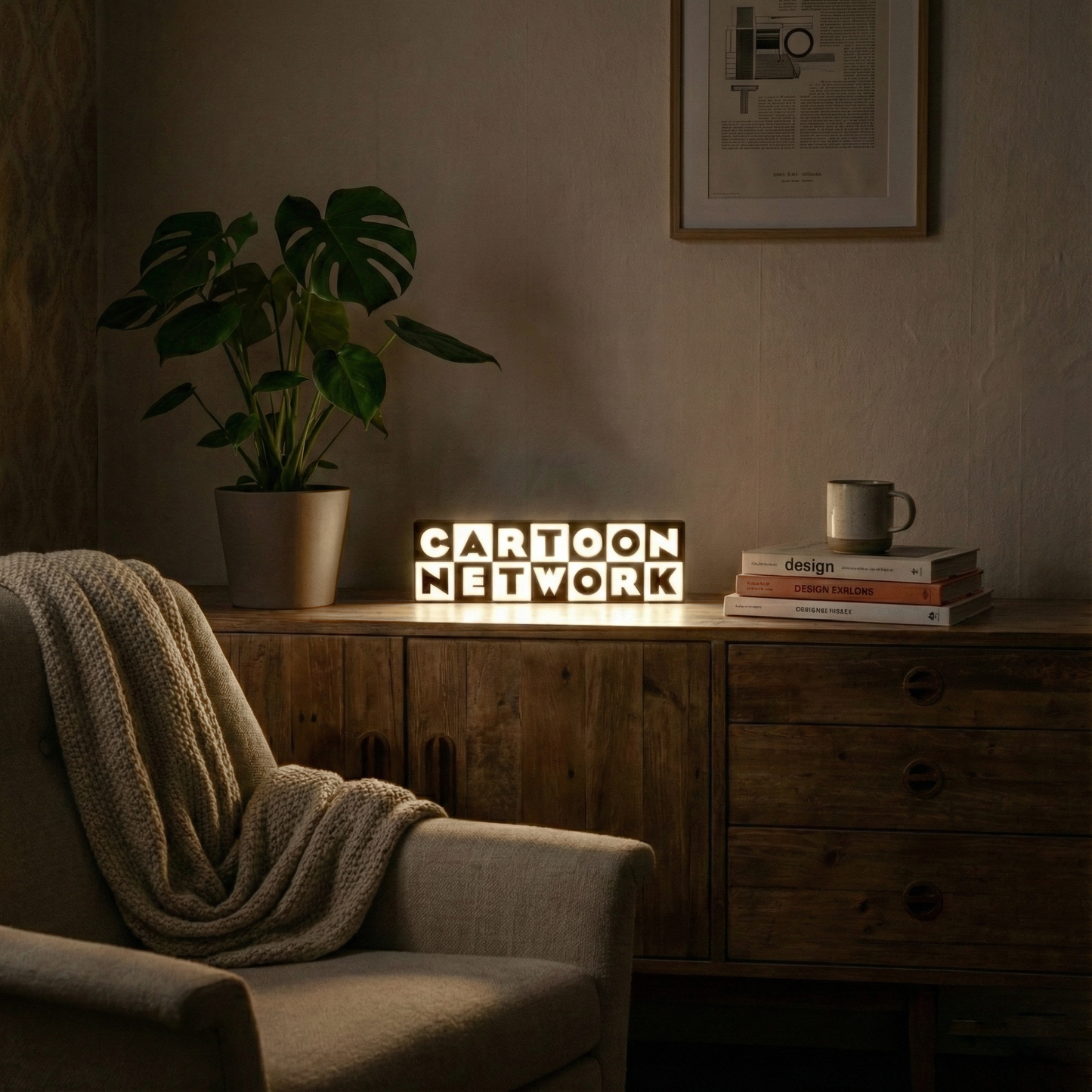 Insegna luminosa Cartoon Network