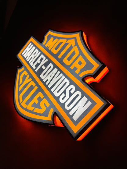 Insegna luminosa Harley Davidson