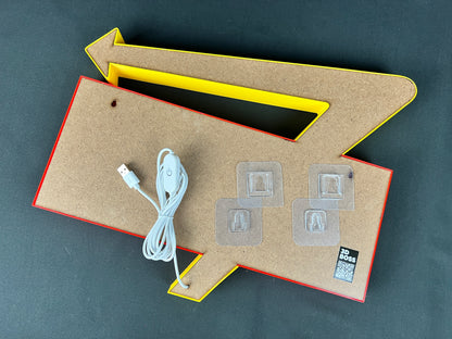 In-N-Out Burger lighted sign