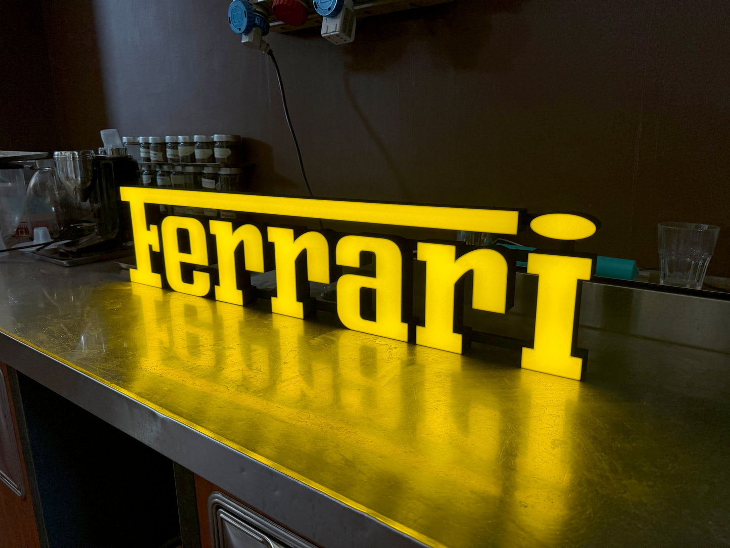 Ferrari luminous sign
