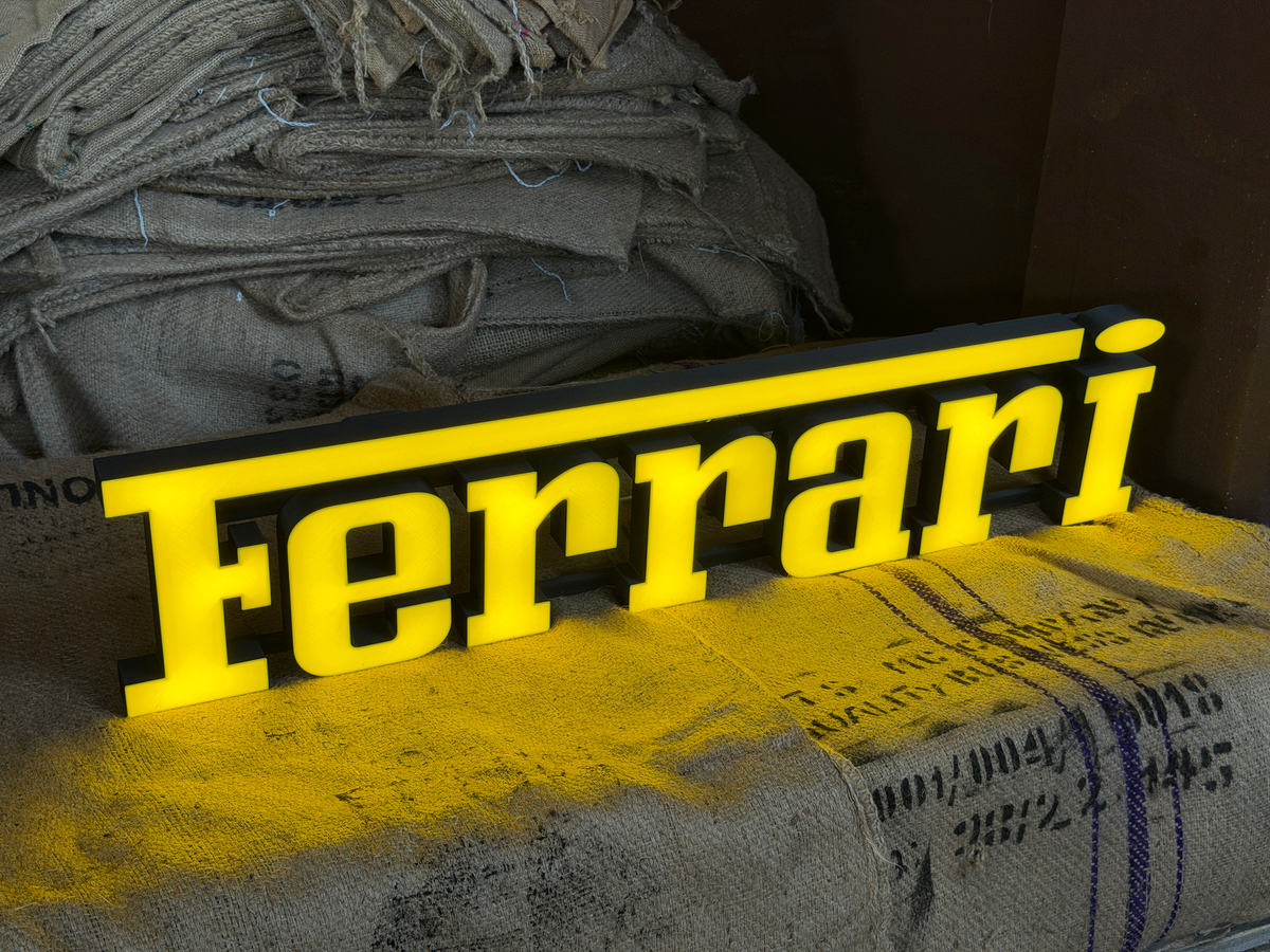 Ferrari luminous sign