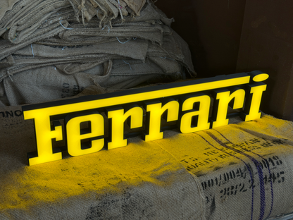 Ferrari luminous sign