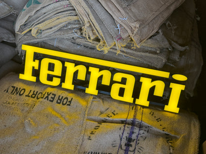 Ferrari luminous sign