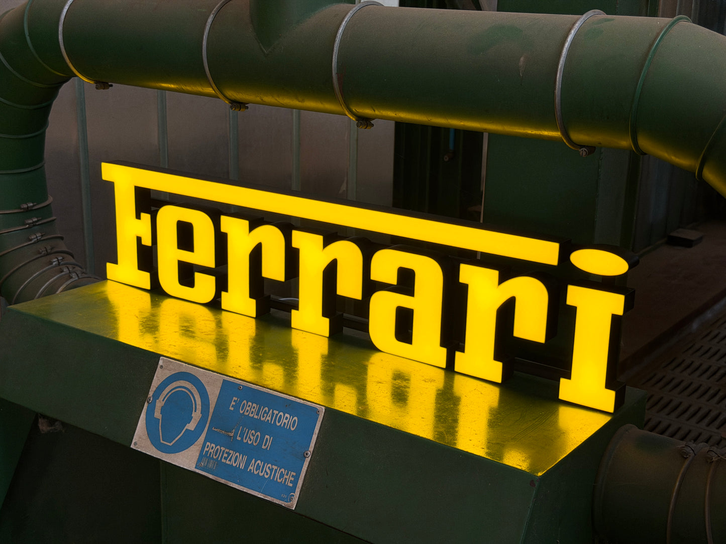 Ferrari luminous sign