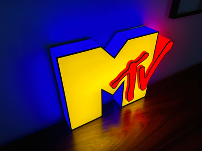 Insegna luminosa Mtv