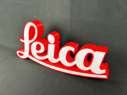 Insegna luminosa Leica